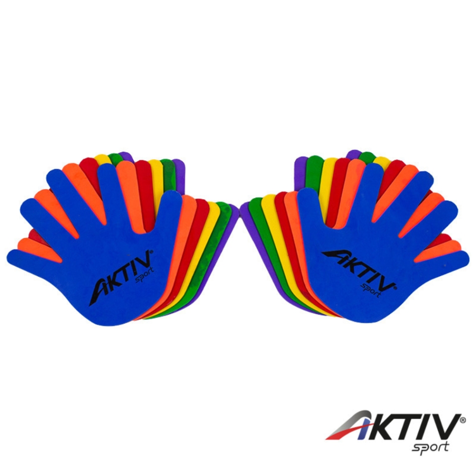 Aktivsport Set de marcaje pentru podea în formă de palmă demo